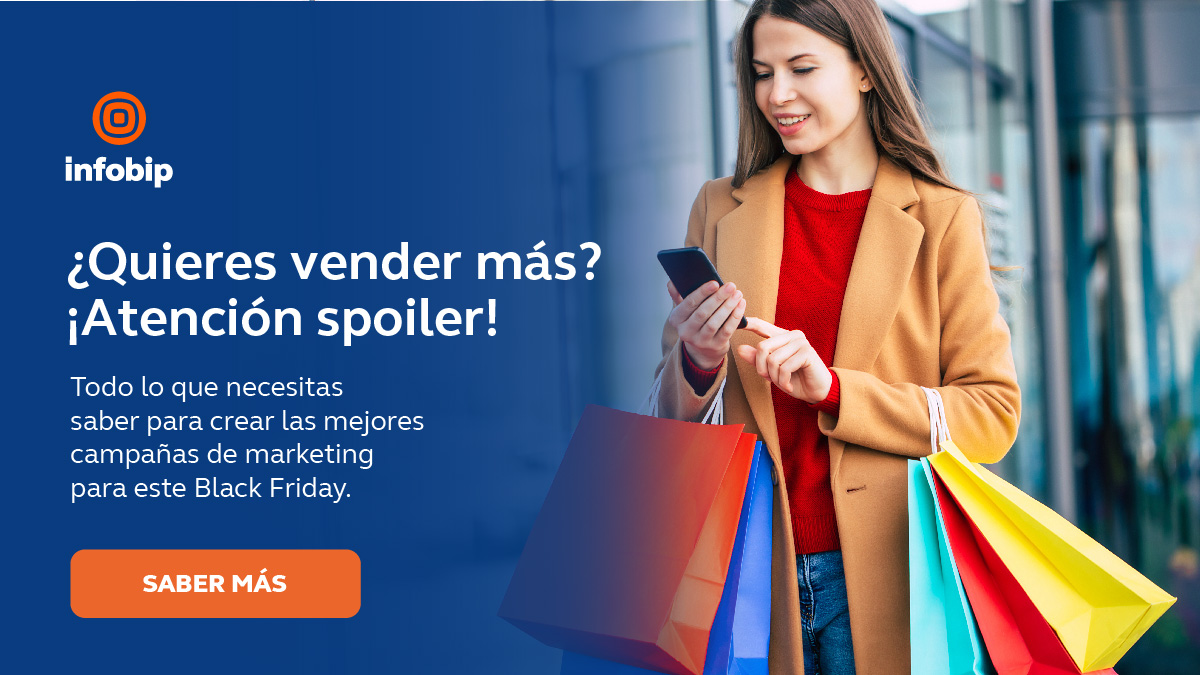 Personaliza tus campañas de marketing para Black Friday con Infobip